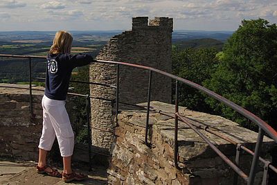 Blick zum Stengerts, Bauersberg und Heidelstein