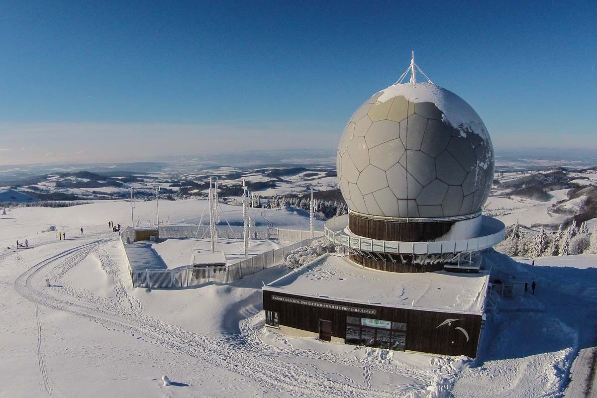 Radom Wasserkuppe Winter