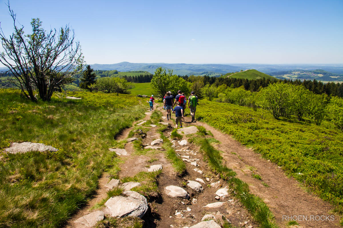 Wanderung auf der Wasserkuppe