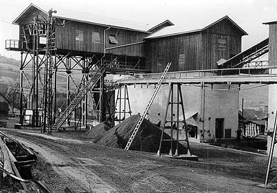 Basaltwerk Oberriedenberg nach dem II. Weltkrieg