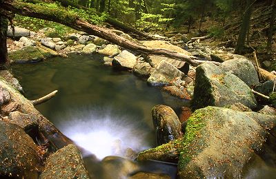 Diesbach - wilde Wasser über große Steine