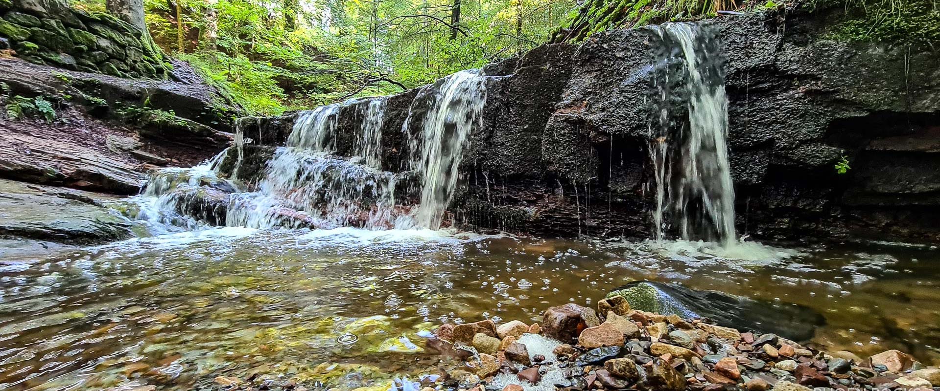 Kaskadenschlucht Sandberg bei Gersfeld