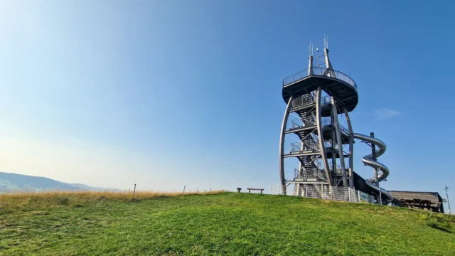 Noahs Segel Aussichtsturm am Ellenbogen / Thüringen