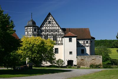 Wasserschloss Rossrieth bei Mellrichstadt