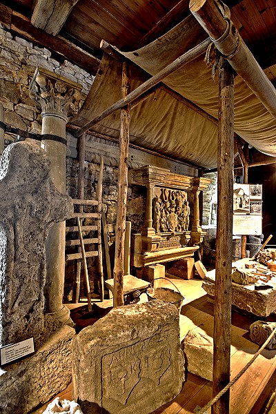 Steinmetzwerkstatt im Salzhaus