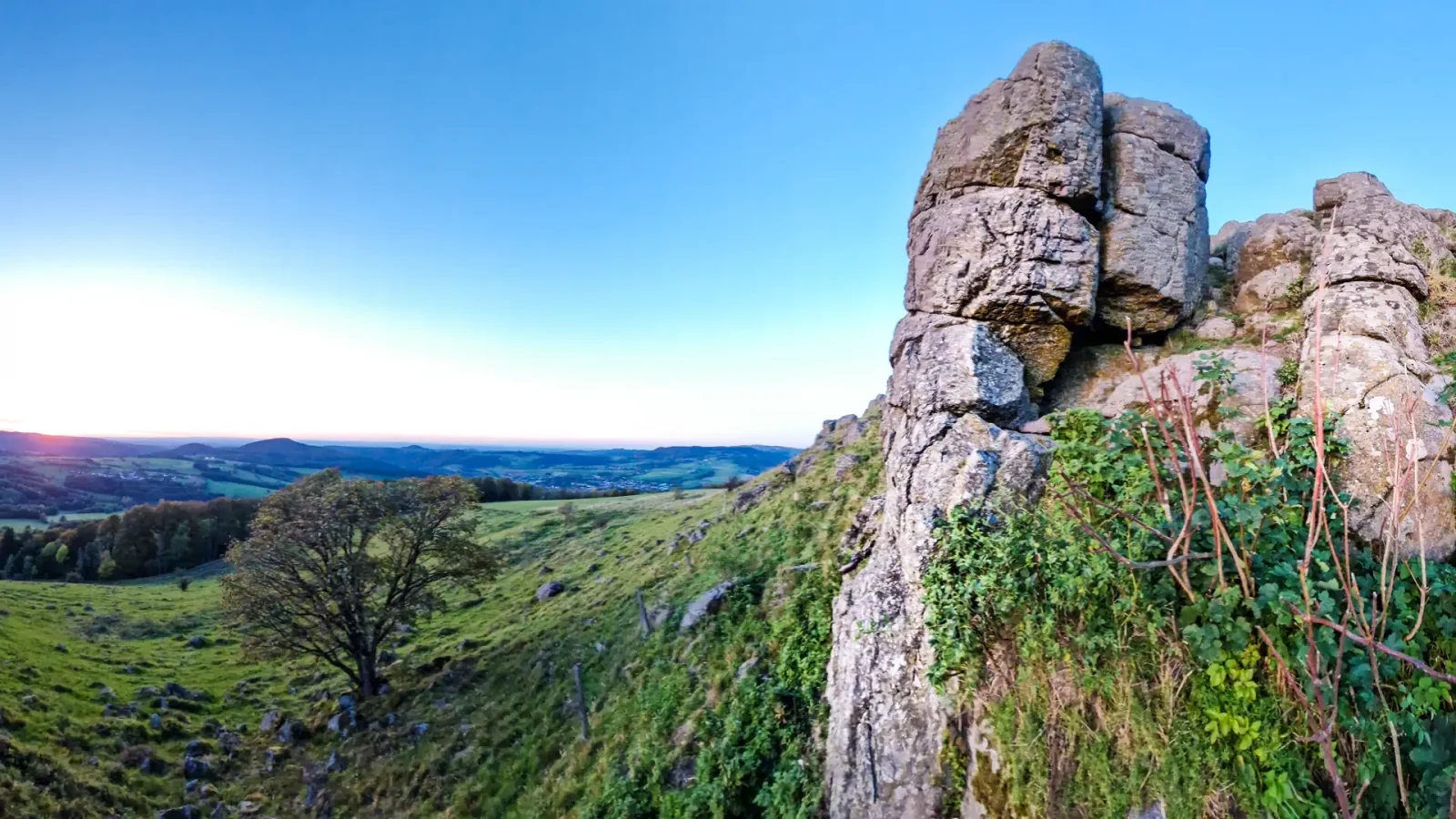 Felszinne auf dem Simmelsberg